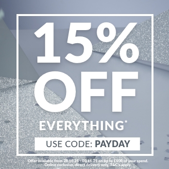 15% OFF EVERYTHING. Use code: PAYDAY