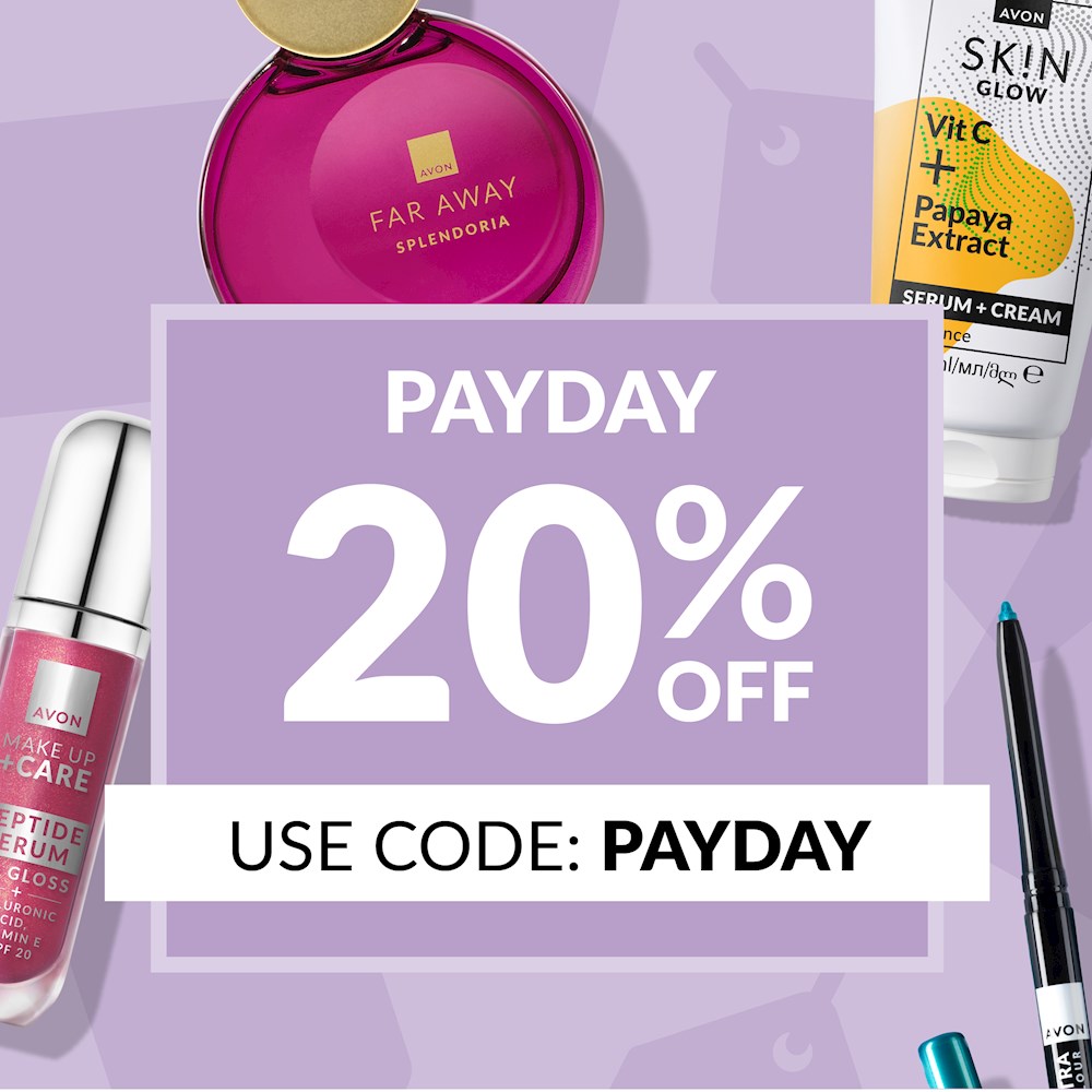 20% OFF EVERYTHING WITH CODE PAYDAY
