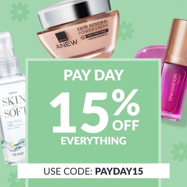 15% OFF EVERYTHING! USE CODE: PAYDAY15